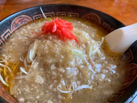 麺処はなの家のとんこつあんかけラーメン