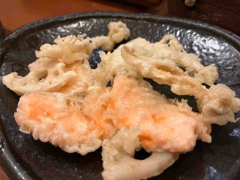 蕎麦喰い処やまや　季節の天ぷら